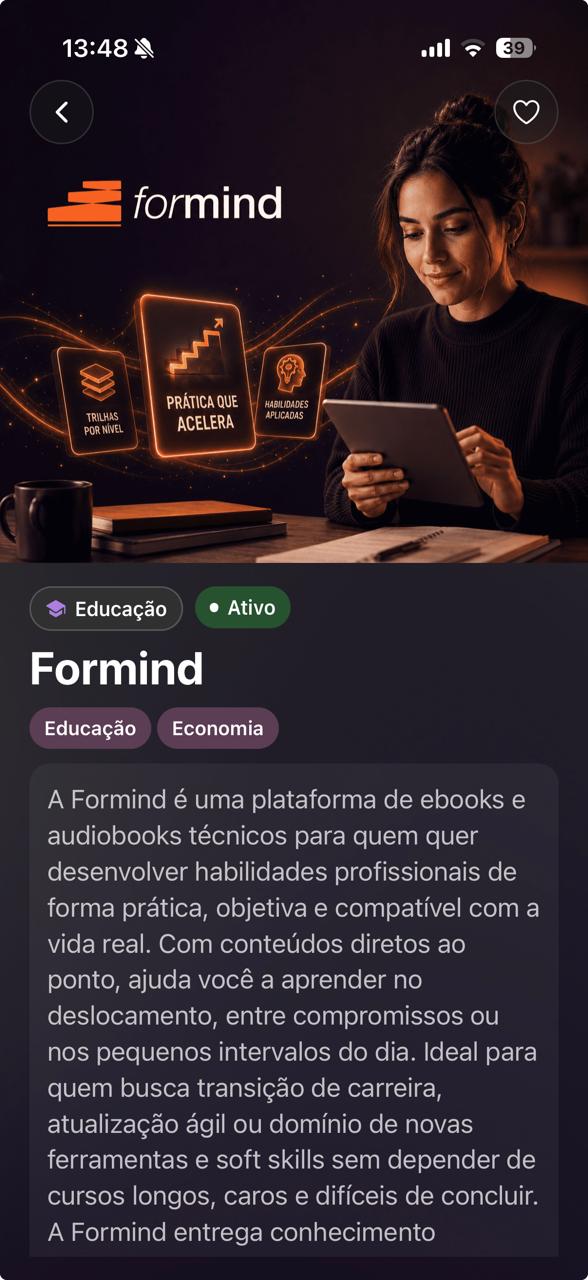 Aplicativo Formind